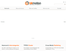 Tablet Screenshot of bitmotion.de